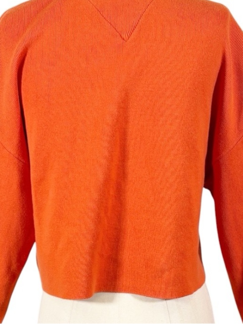 Tommy Jeans Cropped Logo Y2k Style Wide Sleeve Sweater Size Small - Picture 9 of 11